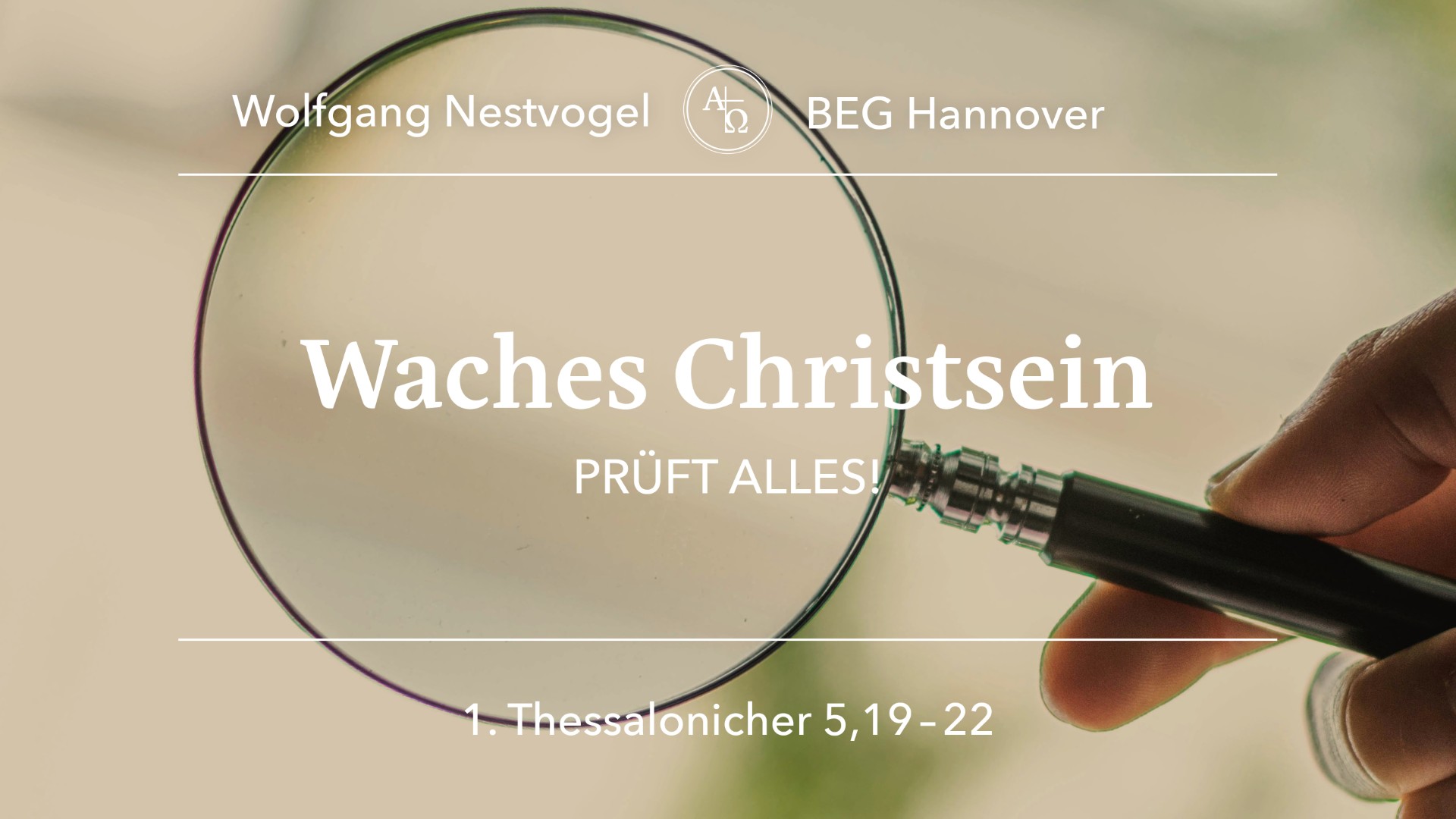 Predigt vom 12.10.2025 