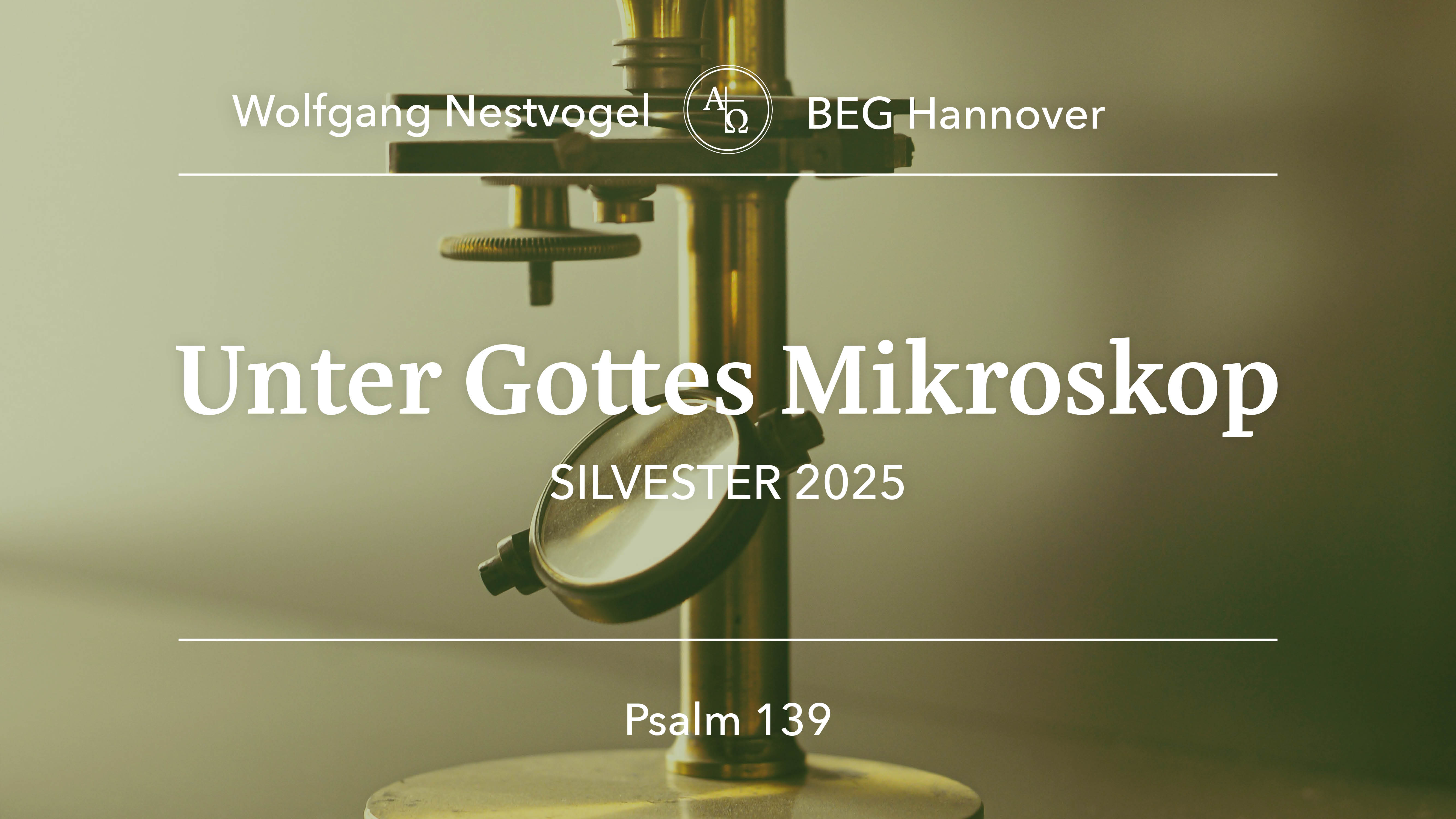 Predigt vom 31.12.2025