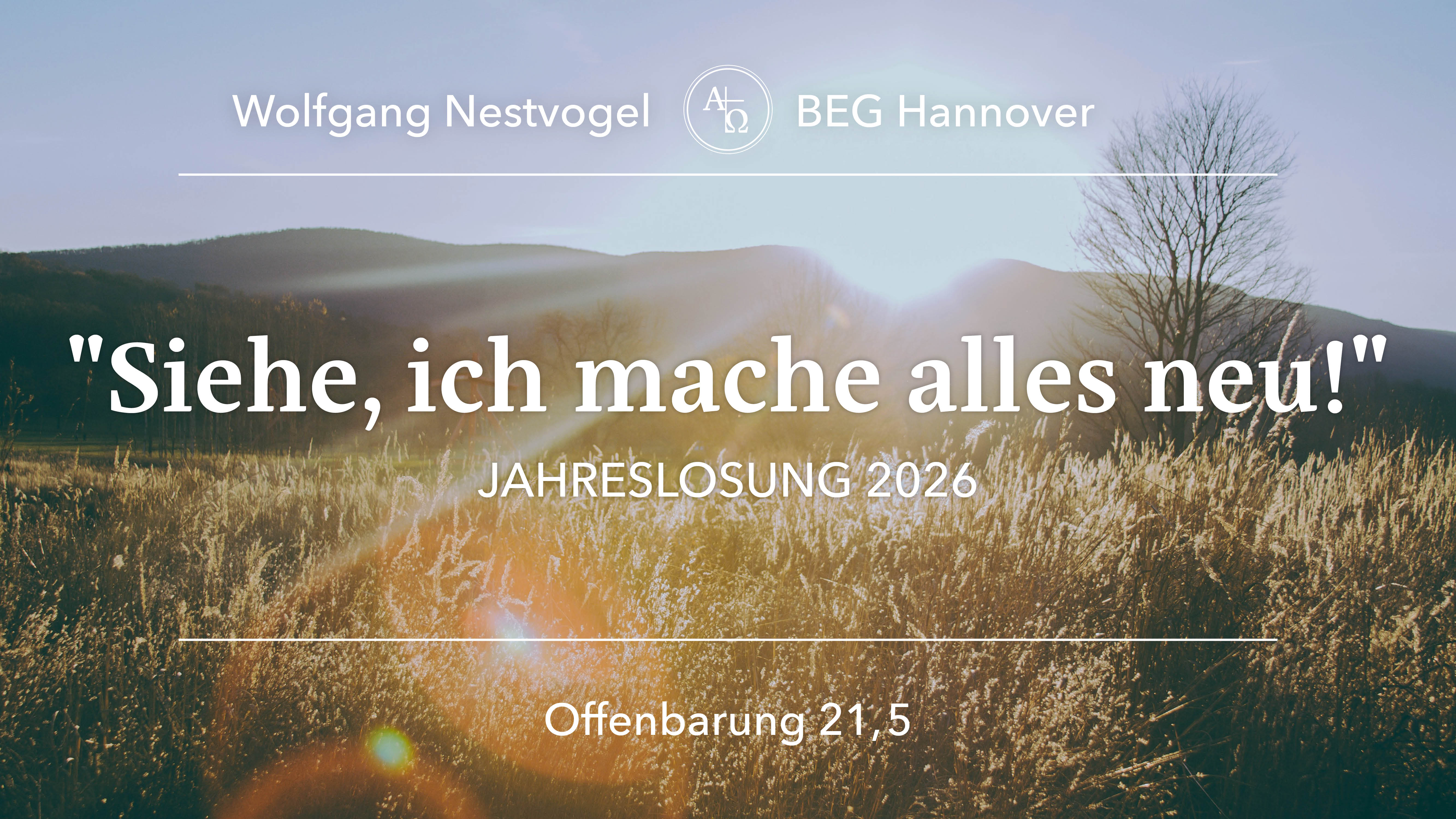 Predigt vom 04.01.2026