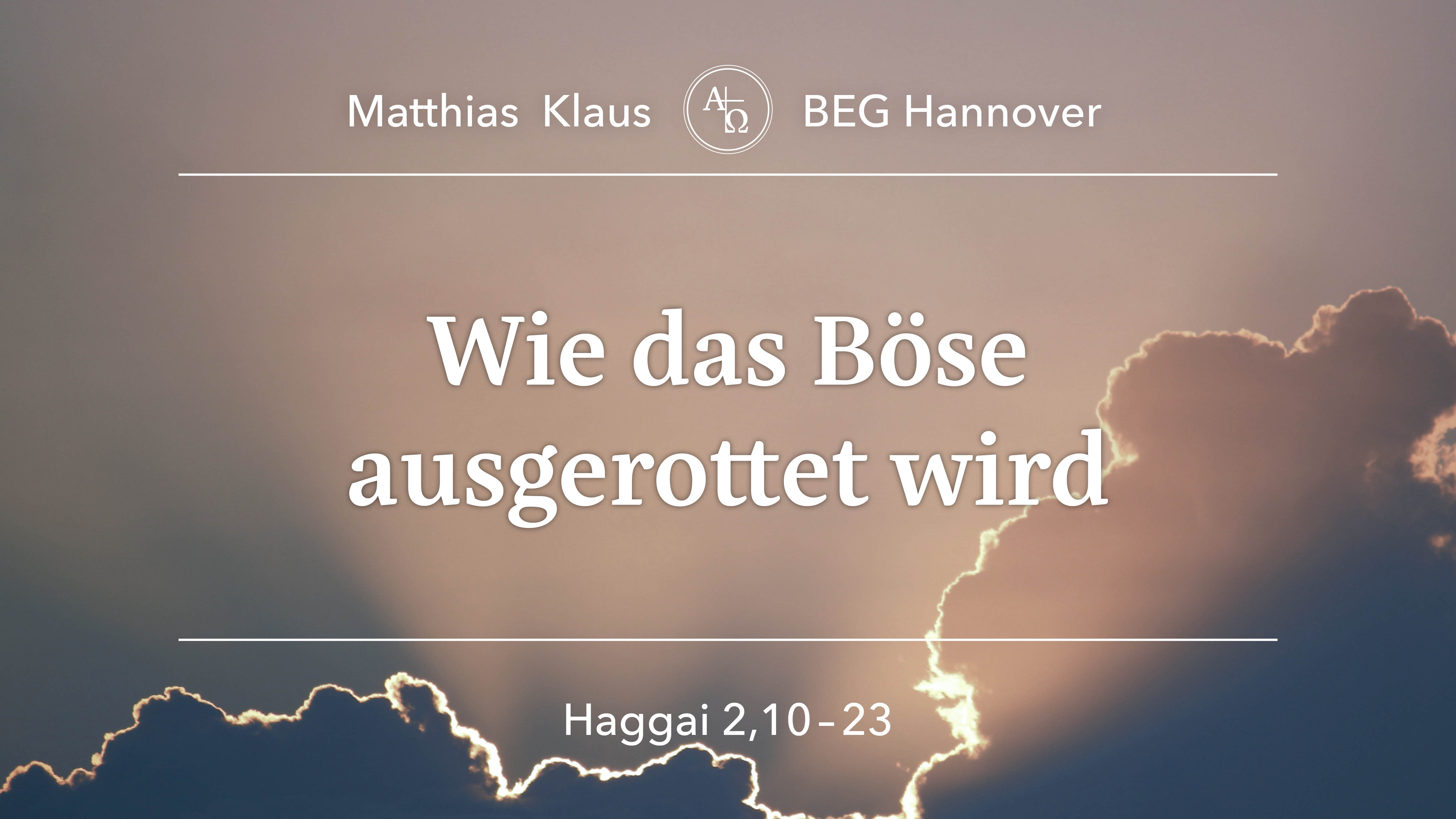 Predigt vom 06.09.2026